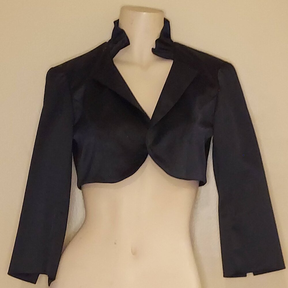 White House Black Market Black Bolero Jacket - XS Extra Small, Never Worn